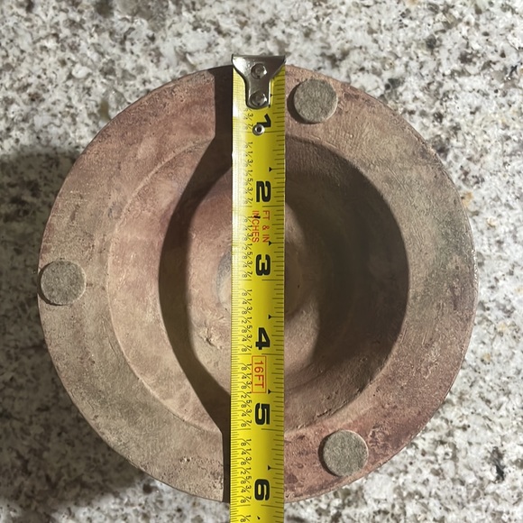 Pottery Barn Tuscan “Brigitte” Small Pillar Candle Holder - Picture 10 of 10